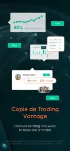 copie trading social Vantage