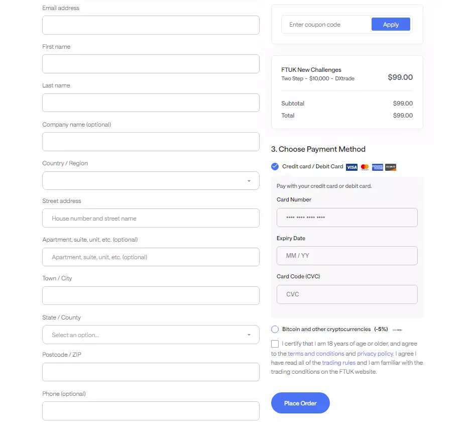 Configurer votre plateforme FTUK Capture d'écran montrant le tableau de bord FTUK et les options de plateformes
