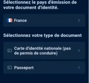 vérification d'identité