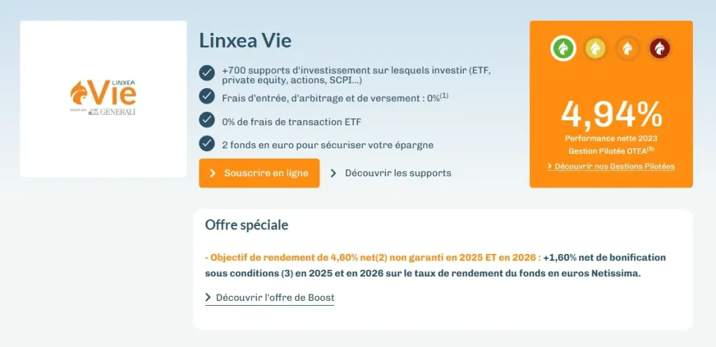 avis linxea vie assurance-vie