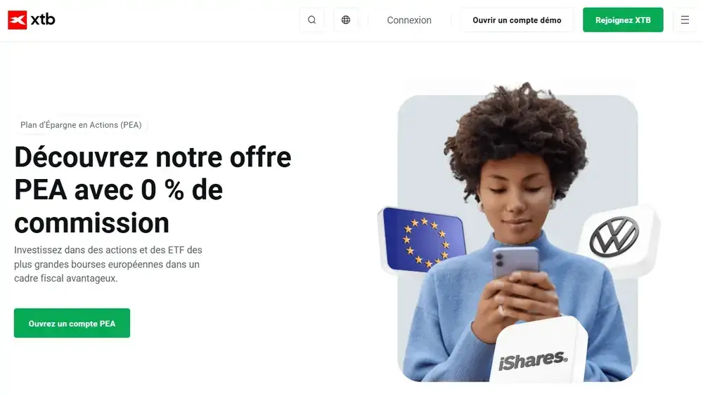 XTB meilleur PEA 2025