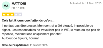avis client 5