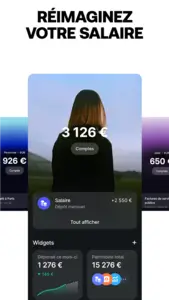 gestion des comptes sur l'application revolut