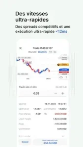 vitesse exécution trading
