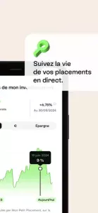 suiv ides investissement dans l'application mon petit placement