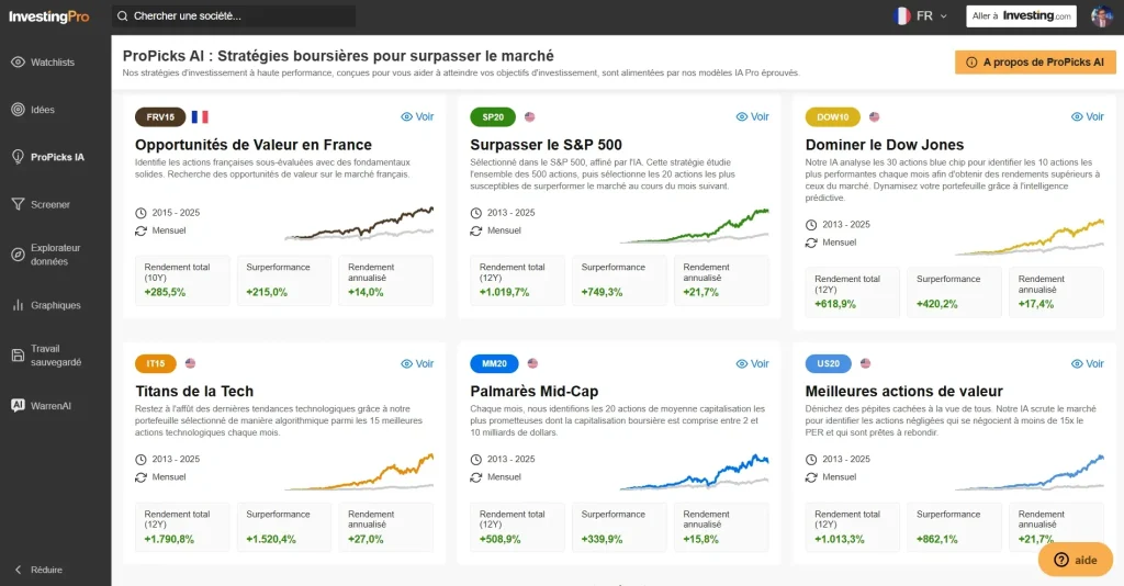 PropPicks AI  L'intelligence artificielle au service du growth investing