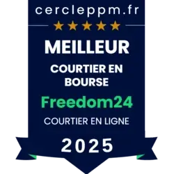meilleur courtier en bourse 2025 freedom24 récompense CerclePPM meilleur courtier en bourse 2025 freedom24 récompense CerclePPM