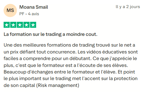 Moana avis Trustpilot