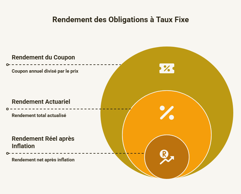 rendement obligation taux fixe coupon actuariel inflation